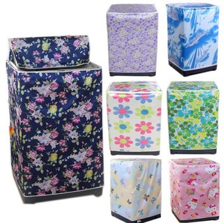 Áo Trùm Máy Giặt Cửa Trên 7-8kg Vải Satin Chống Nước ,Bụi , Nắng, Rách Bền Đẹp 🌤️