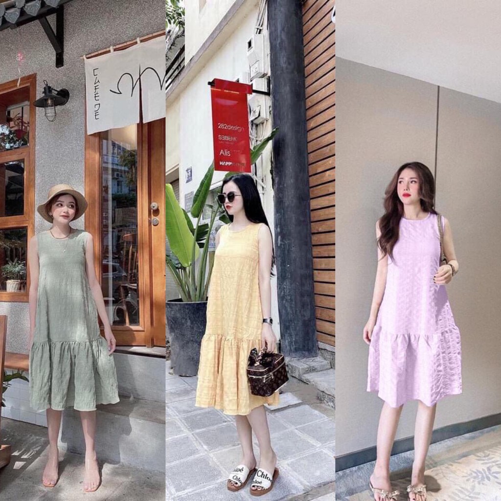 VÁY SUÔNG ĐUÔI CÁ ĐŨI NHĂN MÁT NỮ DK40