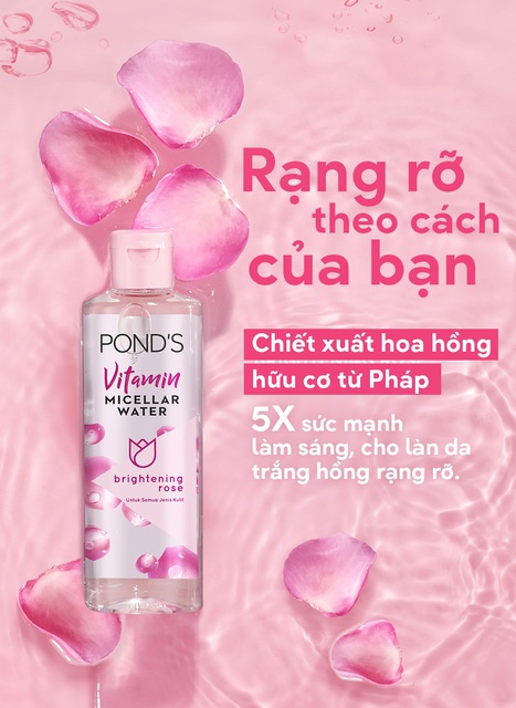 Nước tẩy trang Vitamin Pond's Micellar Water 400ml