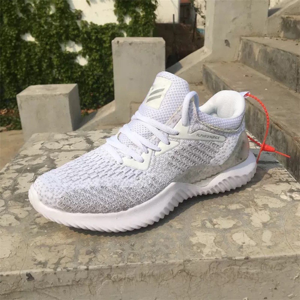 [XẢ KHO] Giày Thể Thao Alphabounce Nam - Giày Sneaker Gym Chạy Bộ Trắng Kem [FREE SHIP + HỘP GIÀY + HỘP BẢO VỆ]