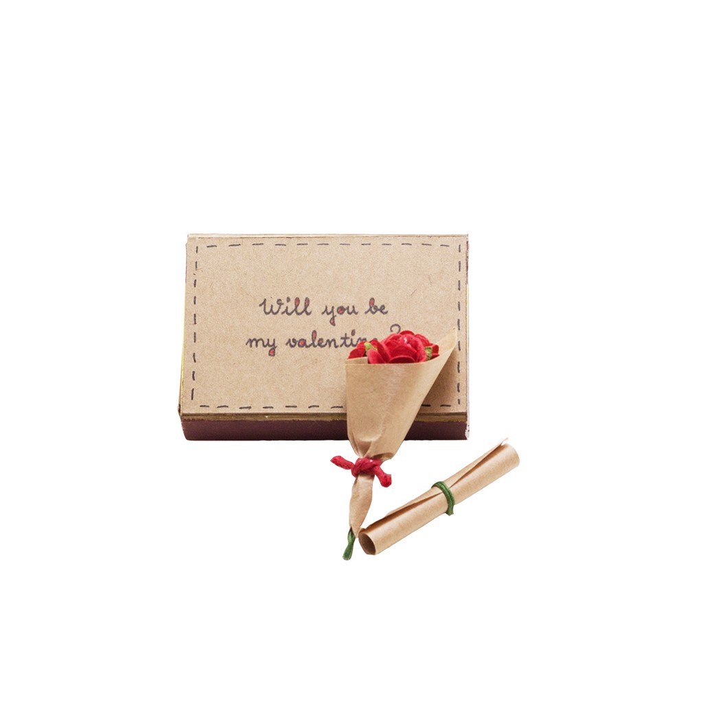 Thiệp tình yêu "Will you be my Valentine?" - LV018