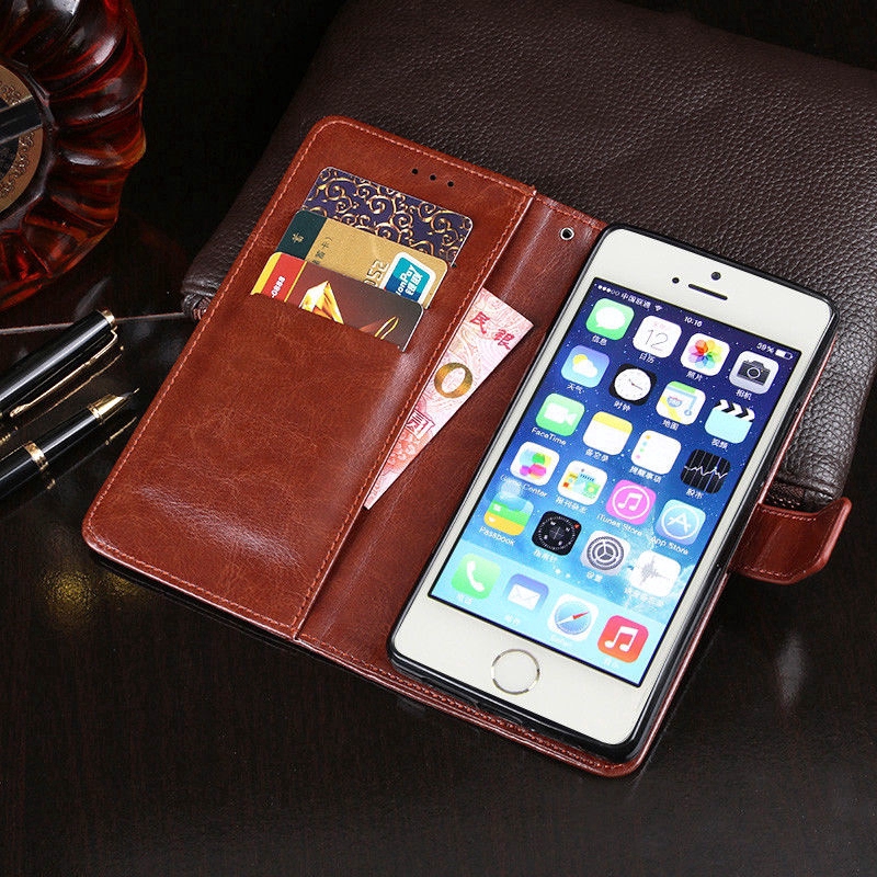 Bao da bảo vệ điện thoại có ngăn chứa thẻ tiện lợi dành cho iPhone 5/ 5S /SE