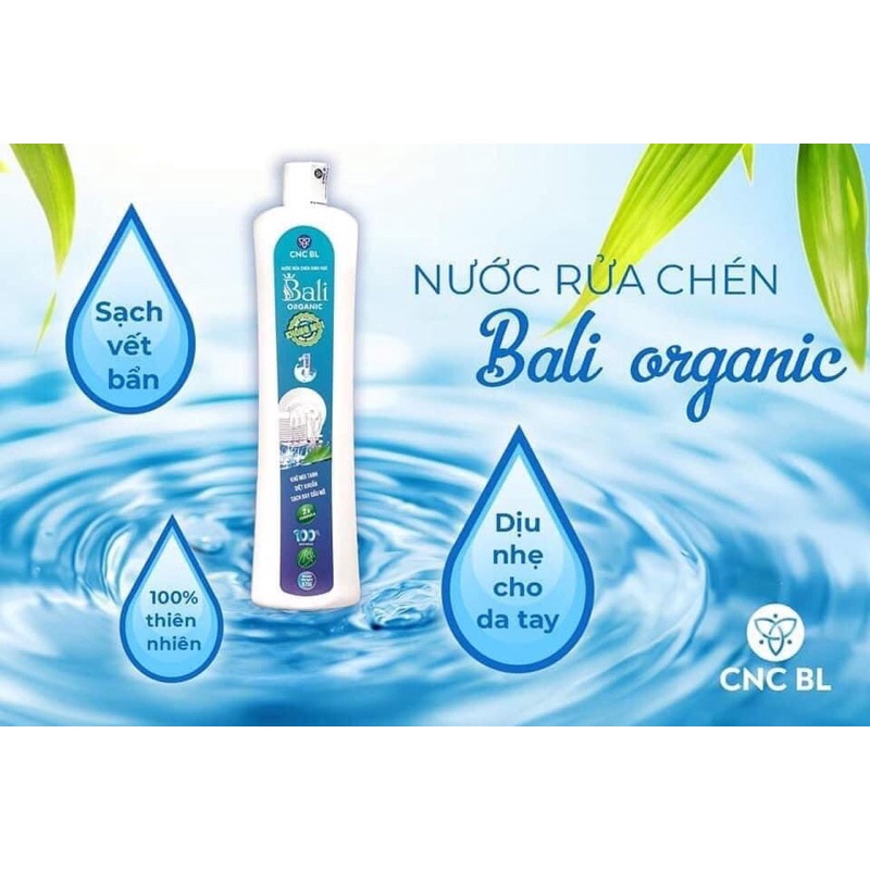 Nước rửa chén Sinh Học BaLi.675ml