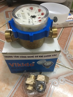 Đồng hồ nước Vikido ĐHN-02 phi 15