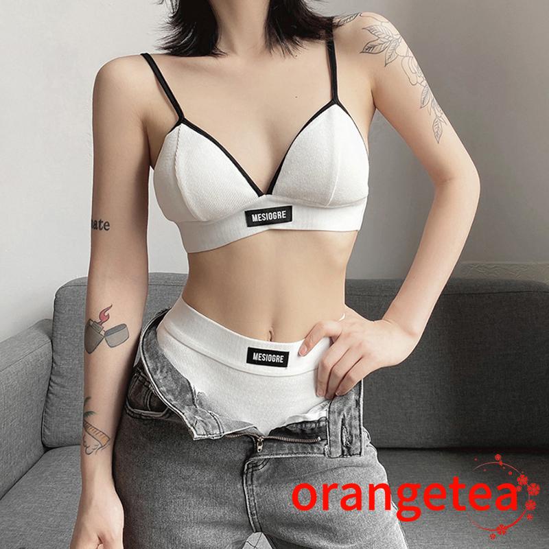Set Áo Hai Dây Và Quần Short In Chữ Thời Trang Nữ Tính