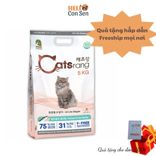 [Mã 99FMCG giảm 7% tối đa 100K đơn 500K] CATSRANG 5KG Thức an cho mèo 5kg catsrang hàng mới date xa/ Thức ăn Cat on 5kg