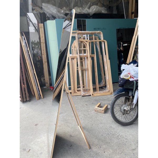 Gương tràn viền bo góc - Decor phòng sang chảnh