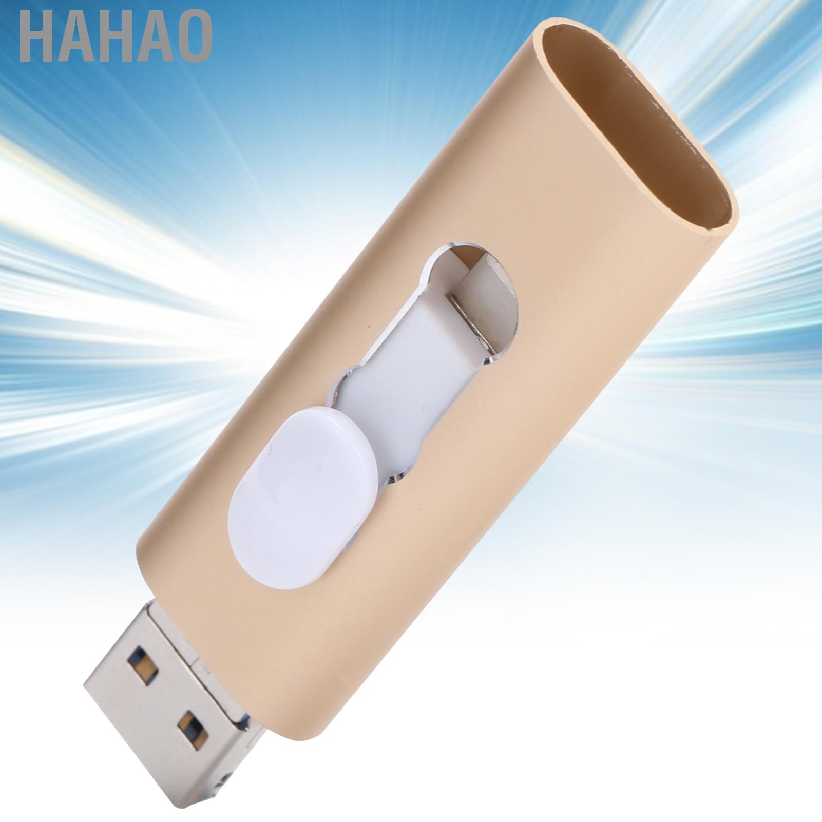 Hahao 32GB Thumb Push Flash Drive USB Memory Stick External Storage OTG U Disk for IOS/OS X