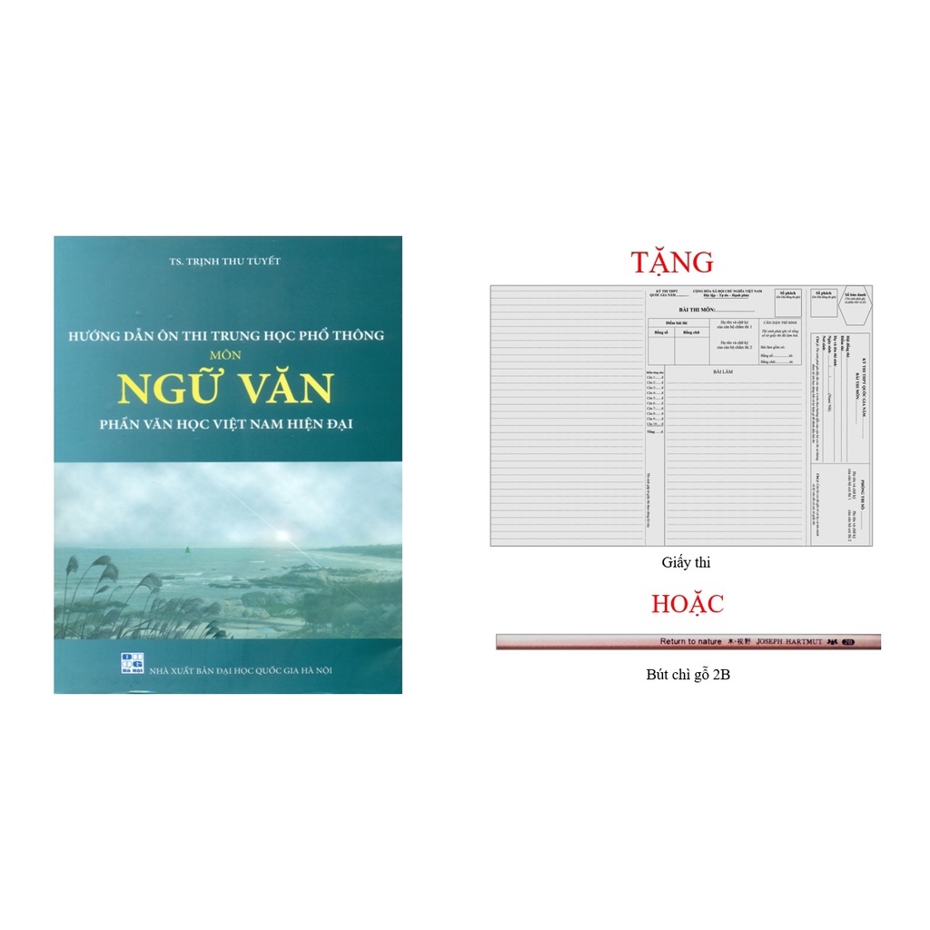 Sách Hướng dẫn ôn thi THPT môn Ngữ Văn phần Văn học hiện đại