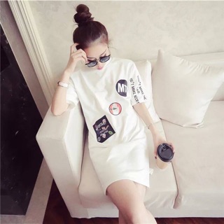 Đầm suông phom rộng tay lỡ