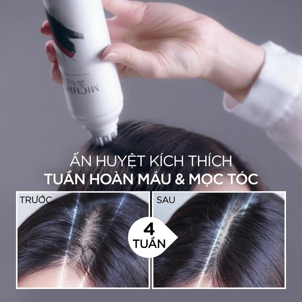 Tinh Chất Tonic Michiru Hair Growth Tonic For All Scalp Types Hỗ Trợ K.ích Thích Mọc Tóc 130g