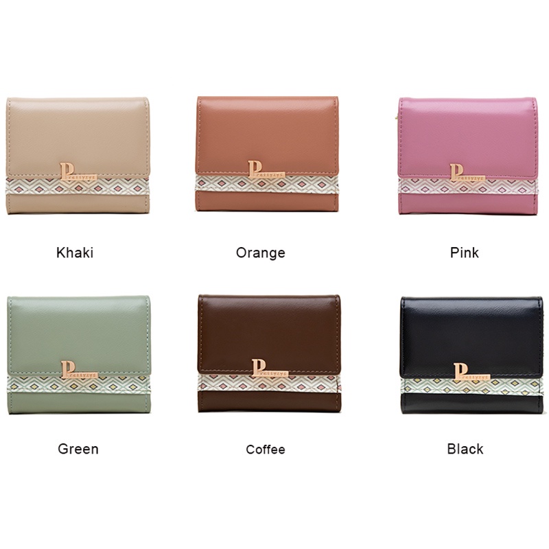 Ví Nữ Ngắn Da PU Thời Trang