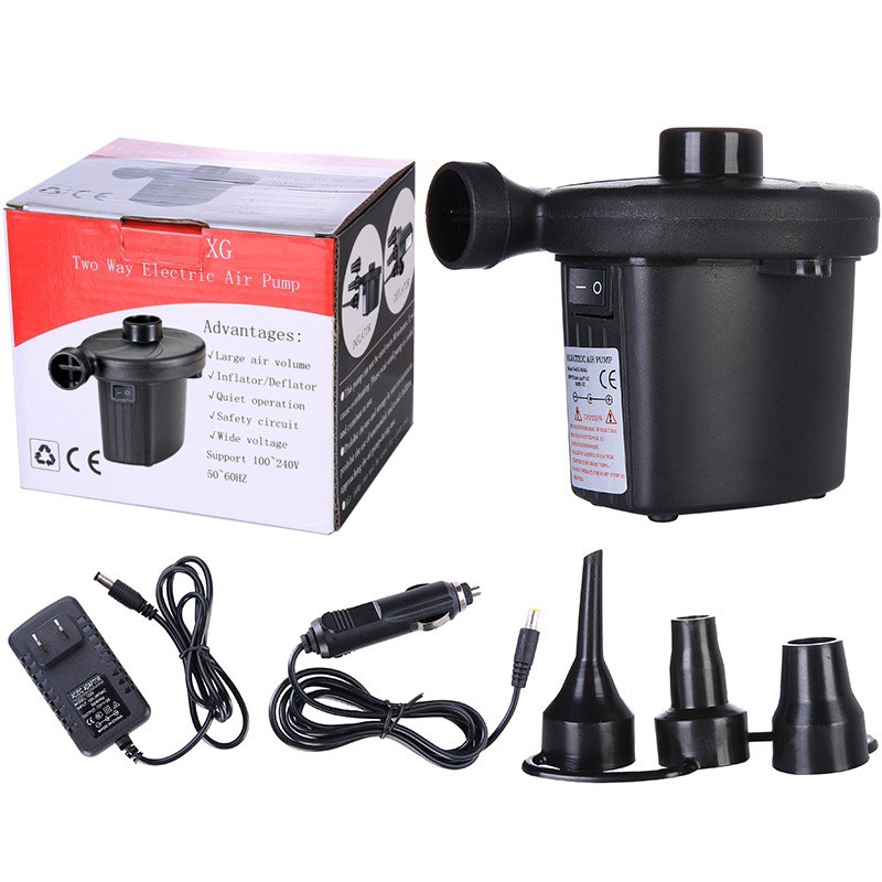 Máy bơm mini 2 chiều hút - xả dùng điện 12-220v