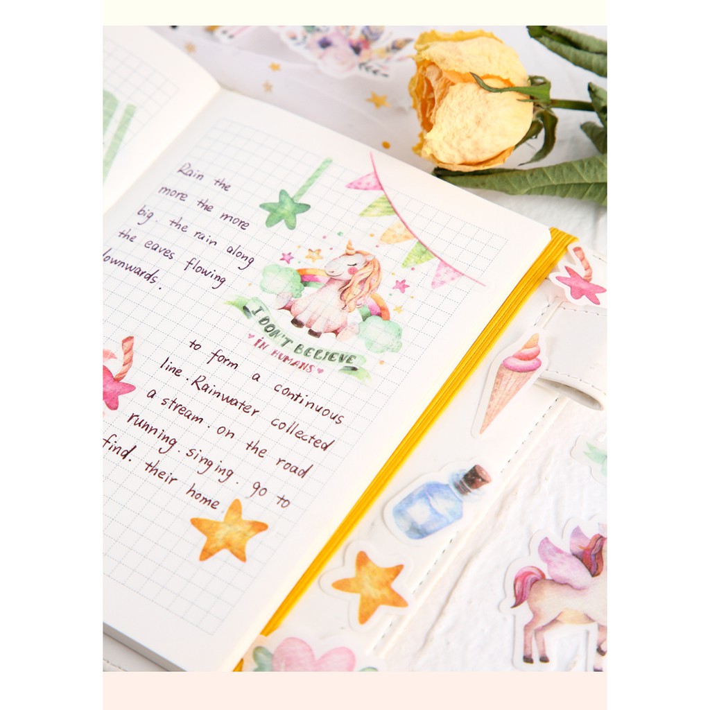 Set 40 miếng hình dán trang trí Deco sticky