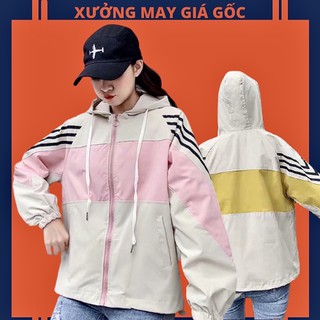 🎆𝐇𝐎𝐓𝐓𝐑𝐄𝐍𝐃🎆 053 Áo Khoác Bomber Kaki 2 Lớp Phối Màu Chạy 3 Sọc (Kèm Video, Hình Thật)