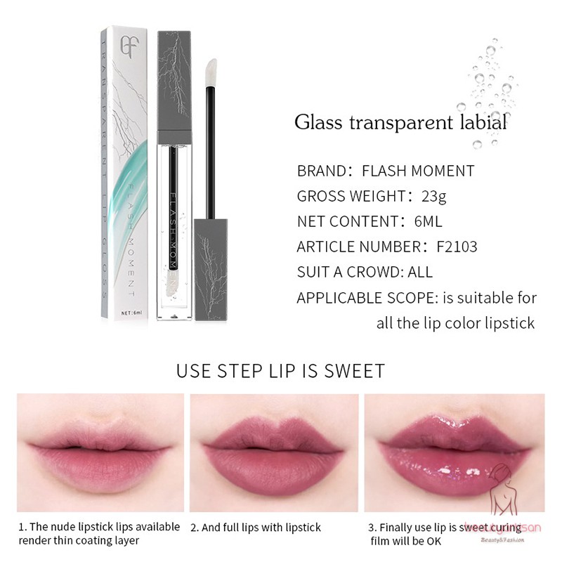 [Hàng mới về] Son bóng dạng lỏng trong suốt dưỡng ẩm nuôi dưỡng da môi | BigBuy360 - bigbuy360.vn