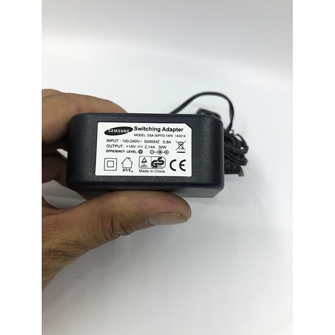 Adapter nguồn màn hình samsung 14V 2.14A chính hãng