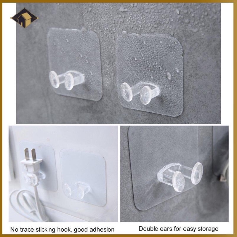 Móc Dán Tường Kẹp Giữ Phích Cắm Điện