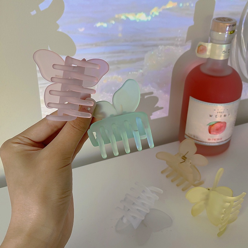 Kẹp Tóc Hình Bướm Ba Chiều Màu Sắc Ngọt Ngào Phong Cách Hàn Quốc