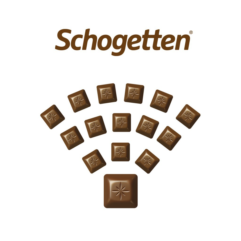 Sôcôla SCHOGETTEN - Vị Đắng Dark Chocolate - thanh 33g gồm 6 viên rời