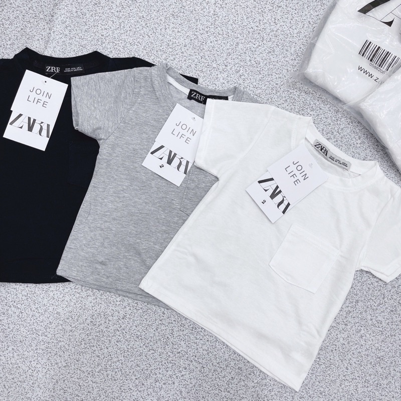 Sét 3 áo cộc tay za.ra cho bé trai chất đẹp