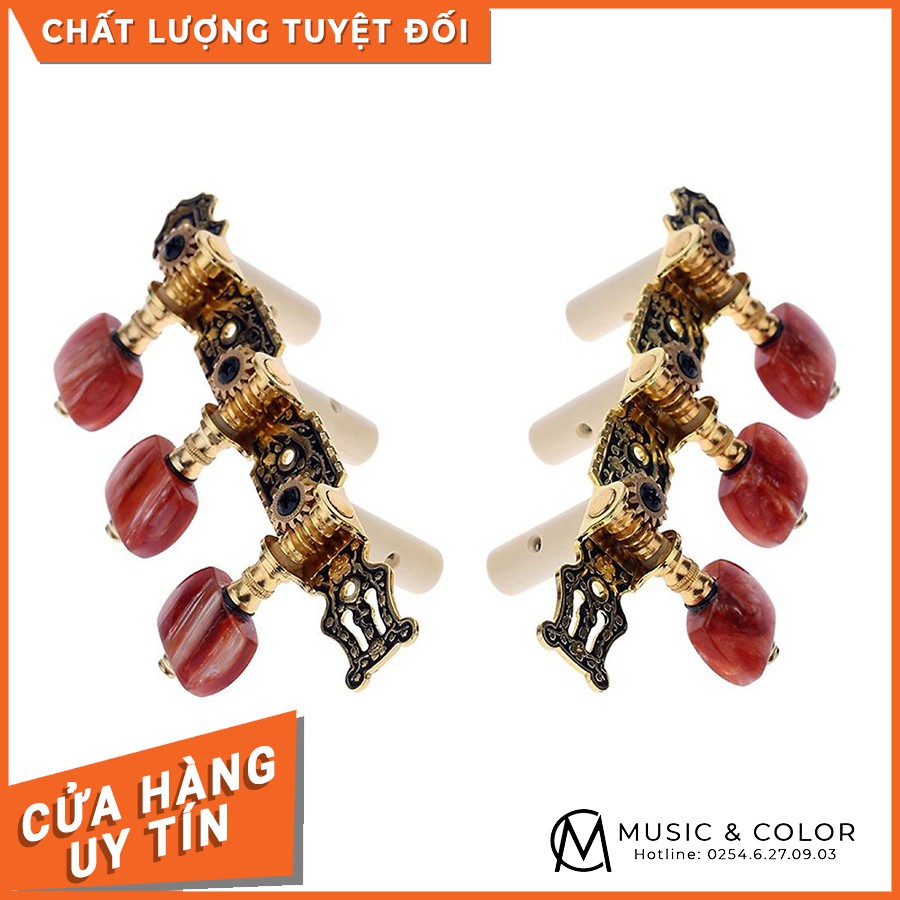 Khóa Đàn Guitar Classic Màu Đồng