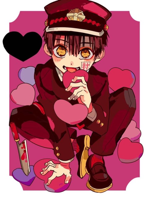 5 poster hanako-kun , tranh dán tường hanako-kun