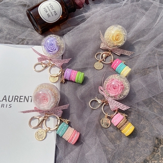 Móc Khóa Hình Bánh Macaron Dễ Thương