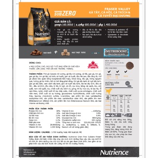 Hạt Nutrience SubZero Cho Chó Mọi Lứa Tuổi (Nhập Khẩu Canada)
