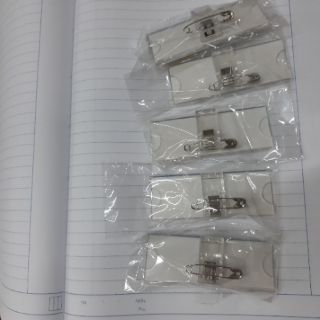 Combo 5 Đeo thẻ tên mica Kích thước: 7.3x 2.5cm mã 7225