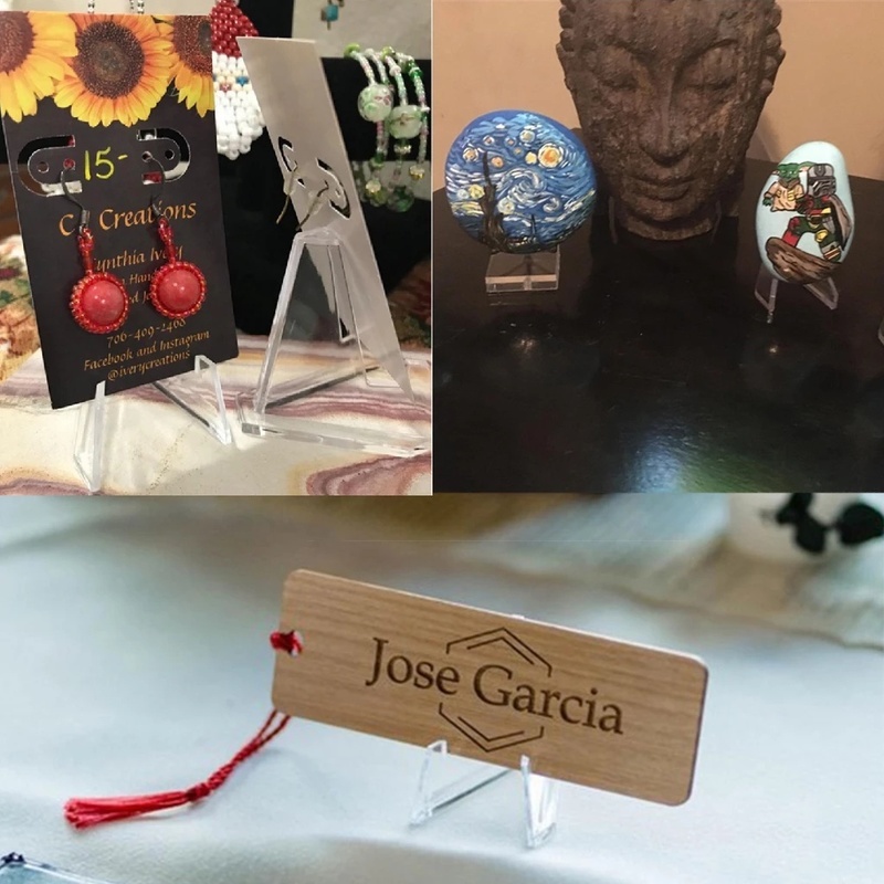 Giá Đỡ Trưng Bày Thẻ/Tiền Xu Mini Bằng Acrylic