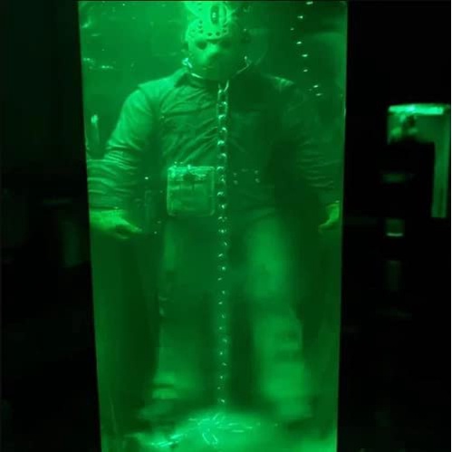 Đèn trưng bày trang trí hình sát nhân Jason phù hợp chủ đề Halloween / làm quà tặng / thắp sáng căn phòng ngủ