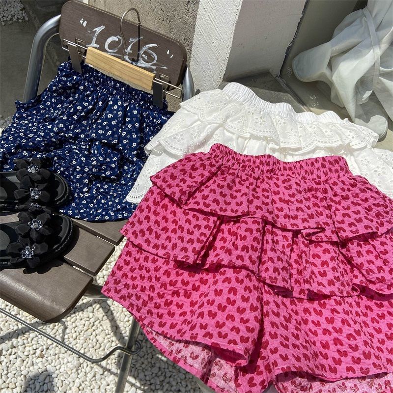 Quần Váy Hoa Phong Cách Công Chúa Thời Trang Mùa Hè Mới Dành Cho Bé Gái