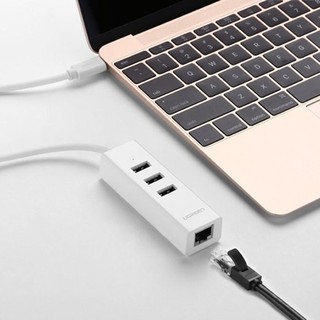Dây Cáp Chuyển Đổi USB Type C Sang LAN + Hub USB Ugreen 20792 ( Chính Hãng)