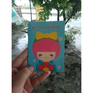 cuốn sổ tay in hình cô gái