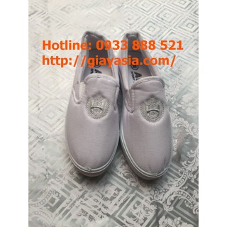 Giày lười asia nam trắng