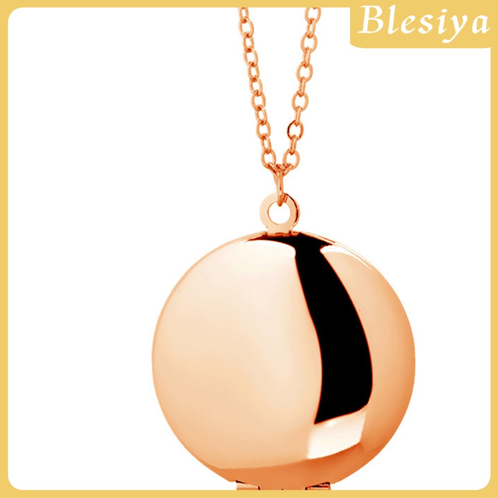 (Hàng Mới Về) Mặt Dây Chuyền Tròn Khung Ảnh Lưu Giữ Hình