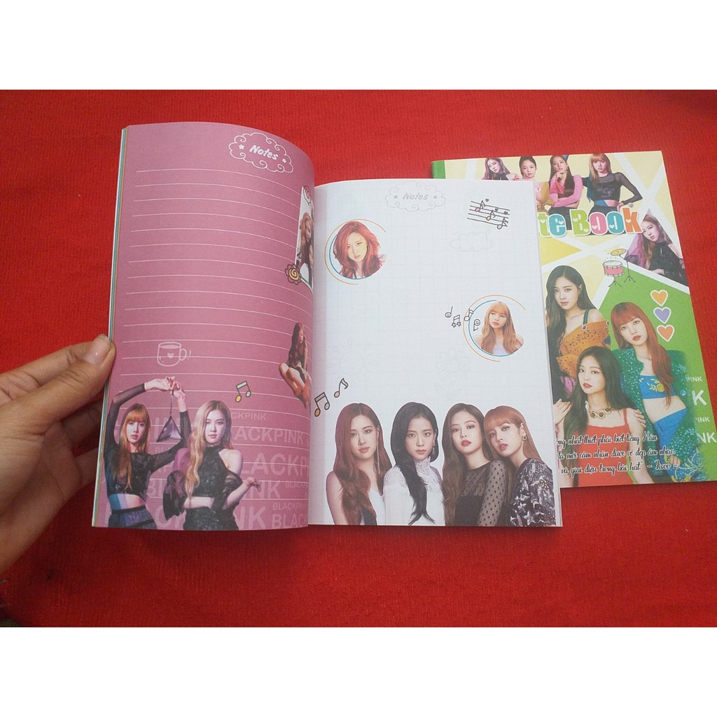 Notebook BLACKPINK - Có hình in trong từng trang siêu đẹp