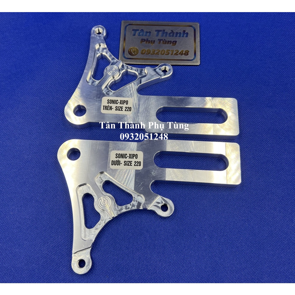 Pat heo dầu sau Sonic Heo Brembo Size 220 nằm trên, dưới
