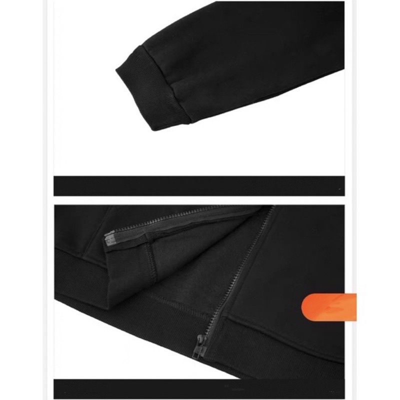 Áo Khoác Hoodie Zip 252 331286 Nelly Heybig Form Rộng 2 Lớp dành cho nam và nữ 69