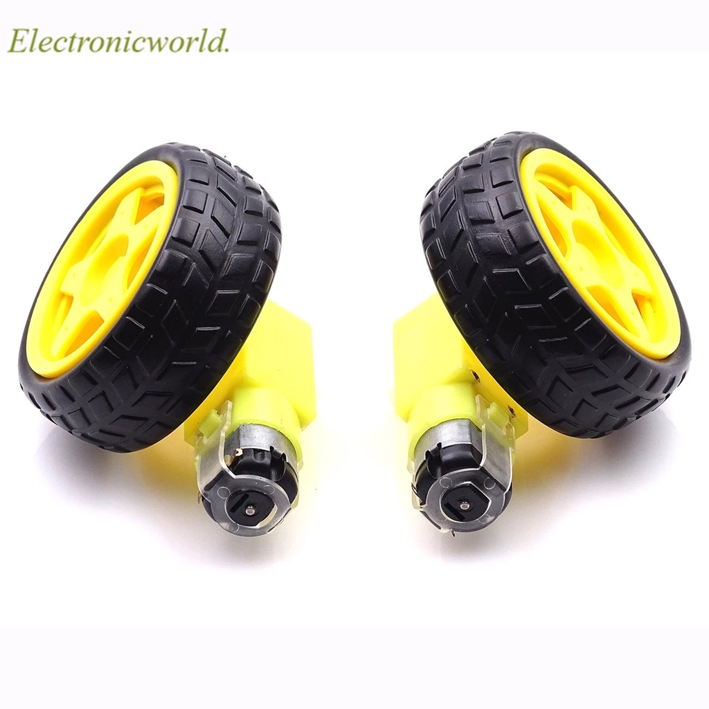 Động cơ bánh xe thông minh tự làm cho xe robot điều khiển từ xa