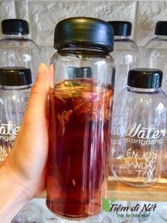 Bình thuỷ tinh đựng nước cao cấp 500ml