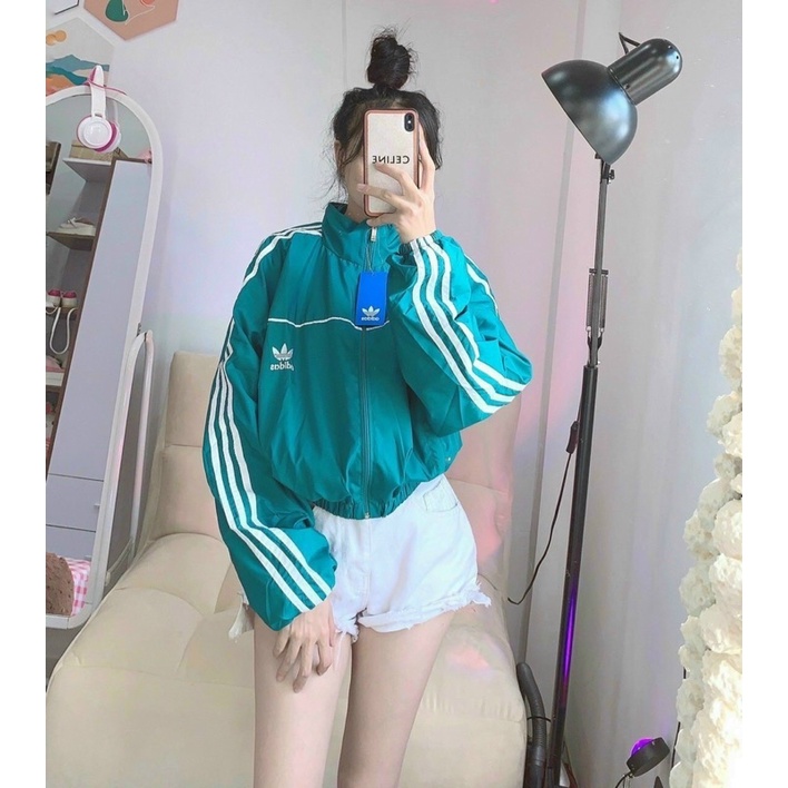 KHOÁC DÙ THÊU TAY SỌC KHÔNG NÓN