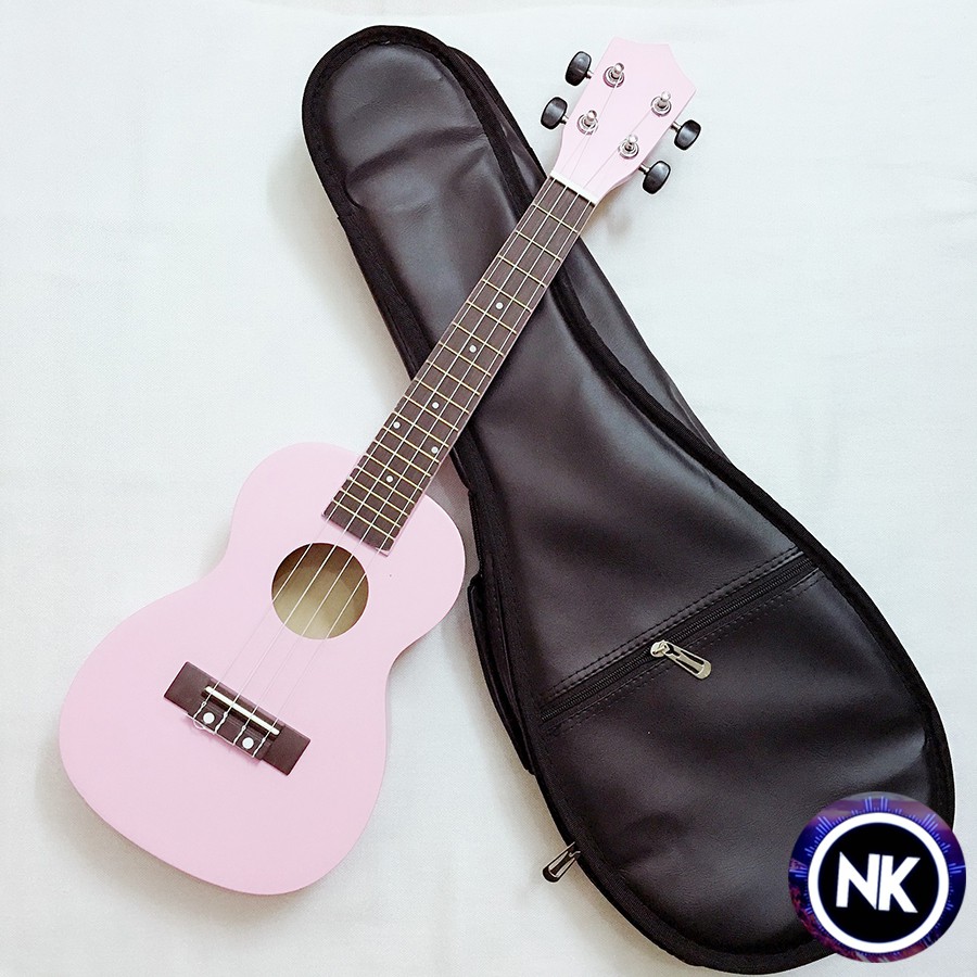 Combo Ukulele concert size 23 + Bao da_Tặng full phụ kiện