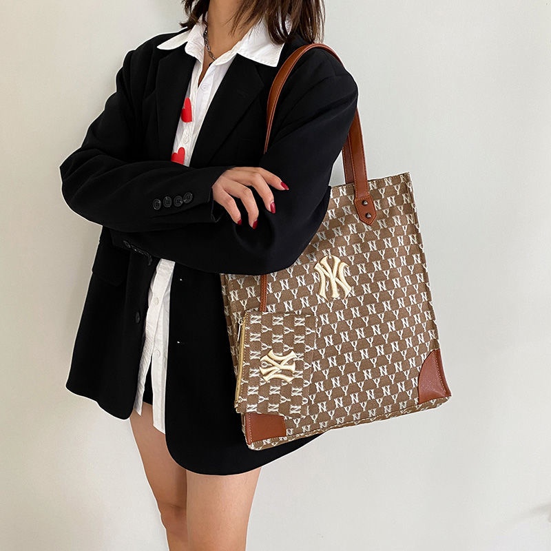 Túi Tote Đeo Vai Chất Liệu Denim Thời Trang Cho Nữ