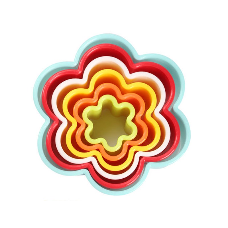 1 Bộ Khung Cắt Bánh Quy Bánh Tự Làm Khuôn, Dụng Cụ Cắt Cạnh Trang Trí Hình Trái Tim Đảng Cookies Nhựa Nhà Sản Xuất