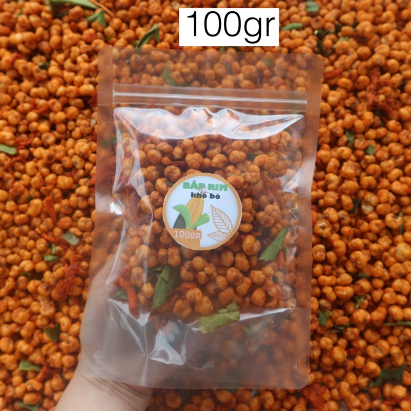 [Mã 267FMCGSALE giảm 8% đơn 500K] 100gr Bắp rim khô bò loại ngon đậm vị
