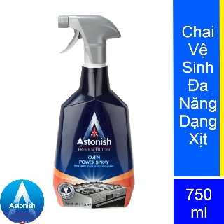 Chất Tẩy Dầu Mỡ Lâu Ngày ✅ HÀNG ANH QUỐC ✅ Bình Xịt Vệ Sinh Lò Nướng Astonish C6900 (750ml)