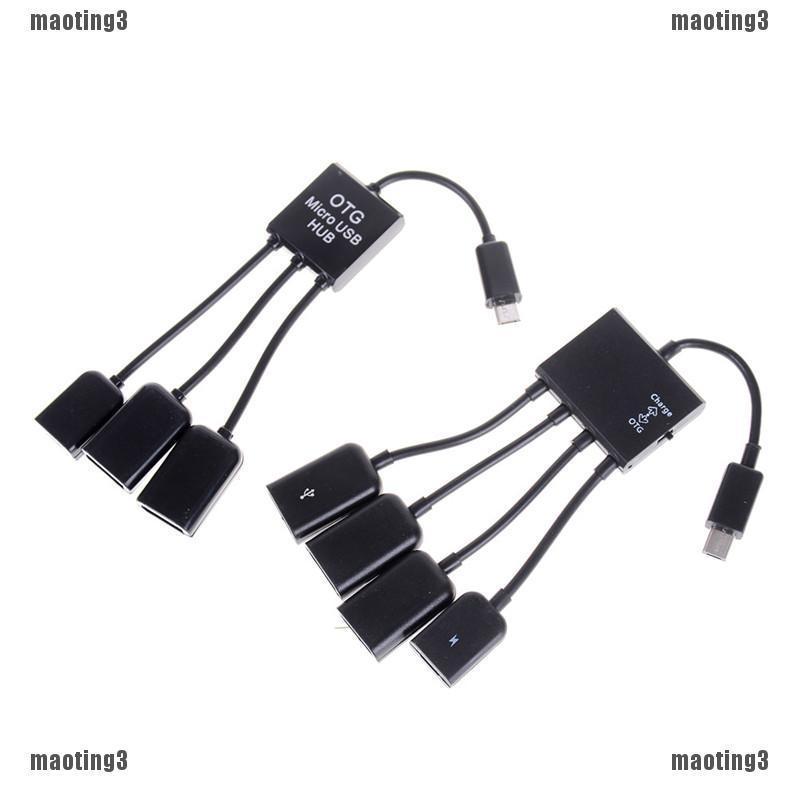 Dây Cáp Chuyển Đổi MT3 3 / 4 Micro USB OTG Cho Máy Tính Bảng Android