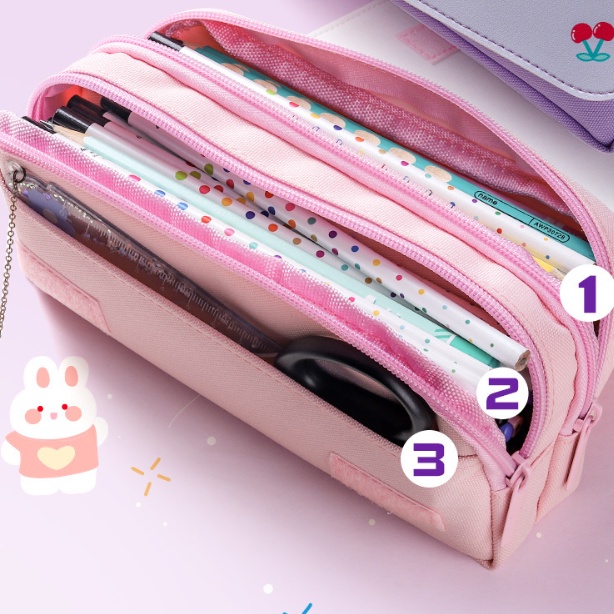 Hộp Bút 2 Ngăn 3D Nổi Pop it Cute Siêu Xinh Cho Bé Mẫu Mới 2022